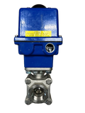 Electric Actuator Ball Valve Assembly with Indelac R series
