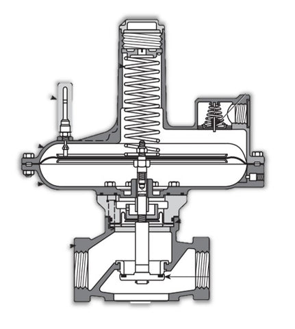 Sensus 121-12 Gas Pressure Regulator