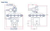 BelGAS P1808 Pilot Operated Relief Valve (Right Angle Body)