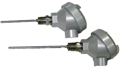 Temperature Sensor - PT1000 Resistance Temperature Detector (RTD) with Terminal Head