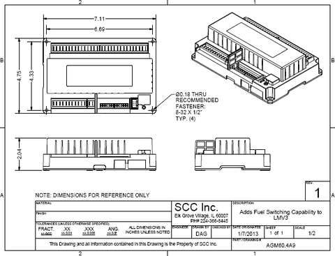 Siemens AGM60.4A9 Switch Unit