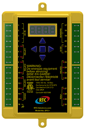 RTC DFC+: Integrated Digital Gas Fired Heating Control with Freeze & Outside Air Thermostat