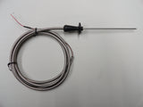 MEAT PROBE - TYPE J THERMOCOUPLE - 6" W/ 6' ARMOURED SHEATHING