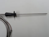 MEAT PROBE - TYPE J THERMOCOUPLE - 6" W/ 6' ARMOURED SHEATHING