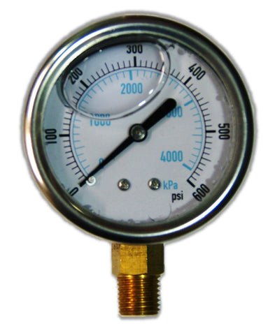 Industrial Liquid Filled Pressure Gauge