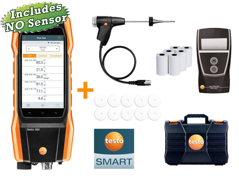 Testo 300 Next Generation Professional Commercial / Industrial Combustion Analyzer