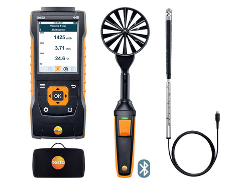 Testo 440 - Airflow ComboKit 2 with Bluetooth (0563 4407)