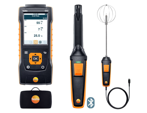 Testo 440 Indoor Comfort ComboKit with Bluetooth (0563 4408)