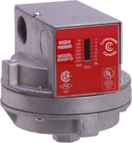 RHGP-D - High Gas Pressure Switch DPDT - Auto Reset