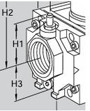 Kromschroder FL 120 N 3/4" Flange (QTY 1)