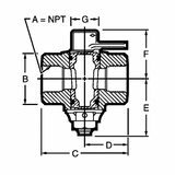 MUELLER H-11175 Tamper Proof Lockwing