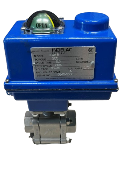 Electric Actuator Ball Valve Assembly with Indelac R series – Carremm ...