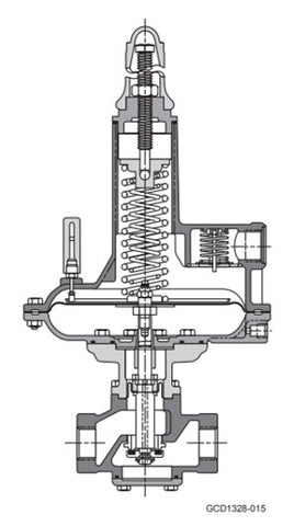 Sensus 121-8HP Gas Pressure Regulator