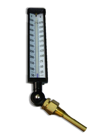 9" Multi-Angle Industrial Thermometer