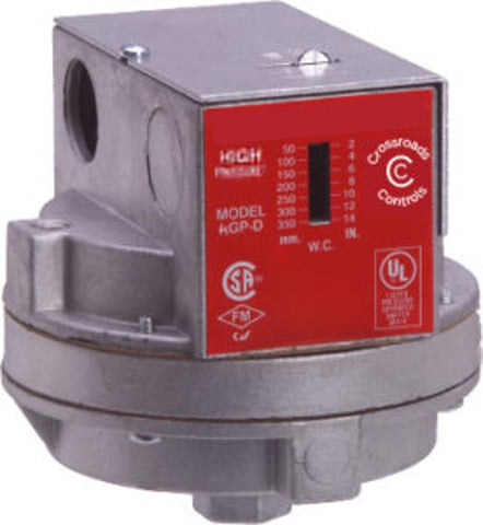 HGP-D - High Gas Pressure Switch DPDT- Manual Reset
