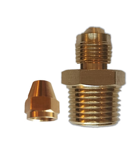 Brass Flare Fitting Connector (Pack of 10) – Carremm Controls Ltd.