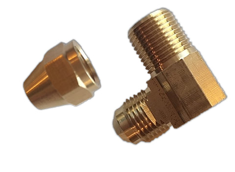 Brass Flare Fitting Elbow (Pack of 10)