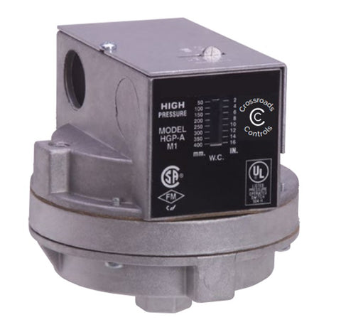 HGP-A - High Gas Pressure Switch - Manual Reset