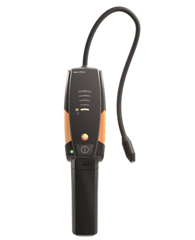 Hot wire probe with Bluetooth® including temperature and humidity sensor