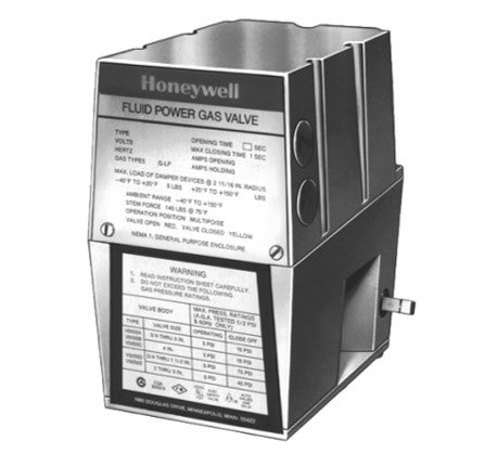 Honeywell Model V4055 On-Off Fluid Power Gas Valve Actuator